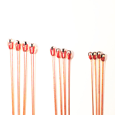 100kohm 3950k 1% Glass Coating Ntc Thermistor Sensor For Automobile